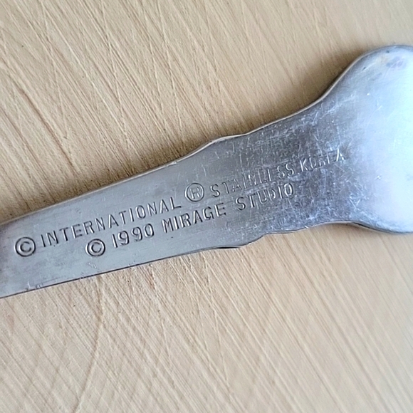 Teenage Mutant Ninja Turtle Donatello Childs Stainless Fork -1990 - Picture 4 of 4